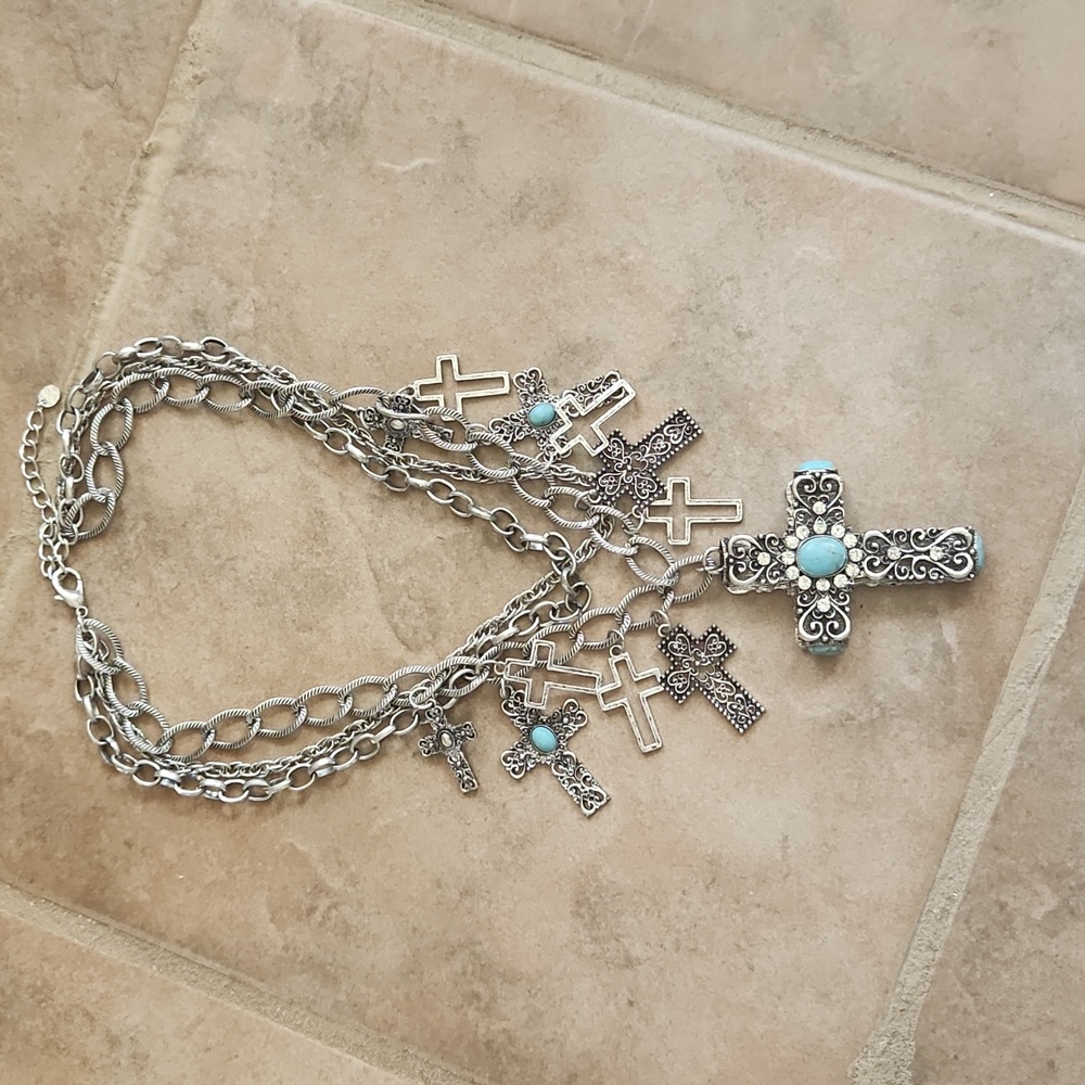 Western Beautiful Cross Necklace